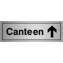 Canteen Arrow Up Door Sign