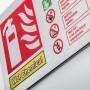 Custom Brushed Aluminium Sign Printing Sign | Safety Signs UK