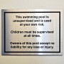Custom Brushed Aluminium Sign Printing Sign | Safety Signs UK