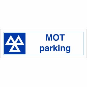 MOT Parking Sign