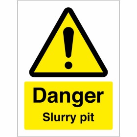 Danger Slurry Pit Sign
