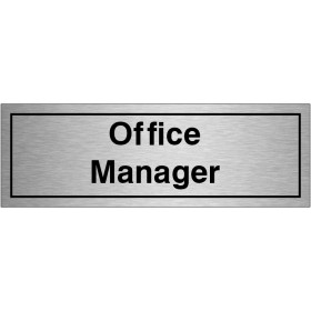 Office Manager Door Sign