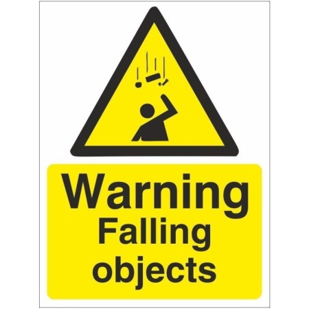 Warning Falling Objects safety warning sign