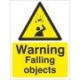Warning Falling Objects safety warning sign