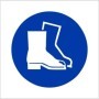Foot protection symbol mandatory PPE safety sign