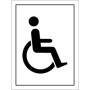 Disabled Symbol Toilet Sign with wheelchair accessibility symbol