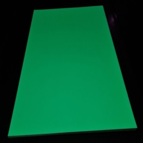 Glow in the dark photoluminescent safety material sheet