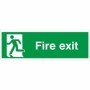 Fire Exit Running Man Left Sign | Safety Signs UK