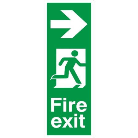 Fire Exit Arrow Right emergency exit directional safety sign