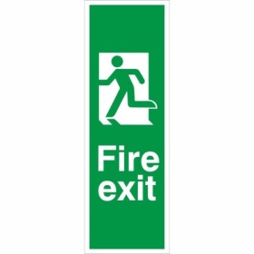 Fire Exit Running Man Left sign
