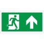 Fire exit symbol only with arrow up sign showing upward arrow