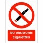 No Electronic Cigarettes prohibition safety sign