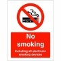 No smoking including all electronic smoking devices prohibition sign