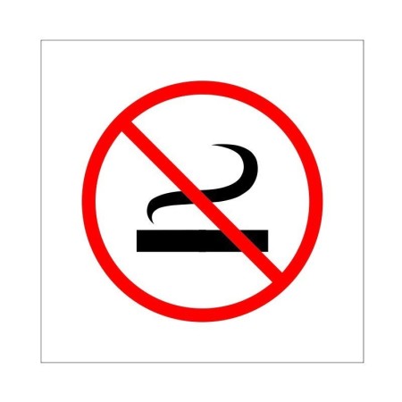 Welsh symbol no smoking prohibition safety sign
