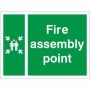 Fire Assembly Muster Point Sign BS 5499 & ISO 7010 Compliant