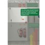  Brushed aluminium fire action notice with emergency evacuation procedures