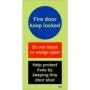Fire Door Keep Locked Help Protect Lives Sign | Safety Signs UK