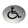 Disabled symbol premier aluminium door sign with wheelchair access icon