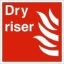 Dry Riser Symbol Fire Safety Sign