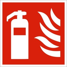 Fire Extinguisher Symbol Safety Sign