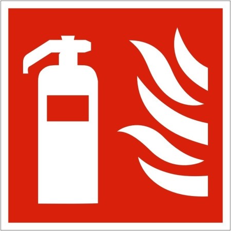Fire Extinguisher Symbol Safety Sign