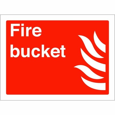 Fire Bucket Sign | Safety Signs UK
