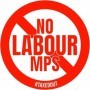 No Labour MPs Pub Hospitality Taxedout campaign sign