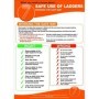 Safe use of ladders workplace safety poster