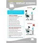 Display screens workplace ergonomics and DSE guidance poster