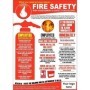 Fire safety workplace guidance poster