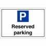 Reserved Parking Sign | Safety Signs UK
