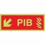  Glow in the dark Premises Information Box PIB directional safety sign