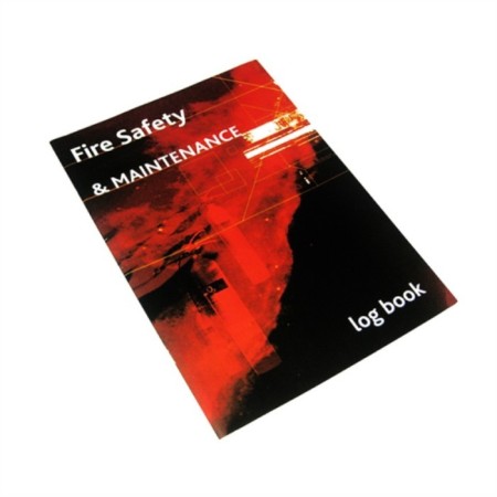 Fire safety log book for workplace fire maintenance and inspection records