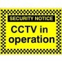 Security Notice CCTV In Operation warning sign