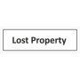 Lost Property informational door sign