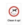 Clean It Up Maximum Penalty £500 Sign | Safety Signs UK