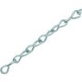Zinc plated jack link chain for suspended hanging signs