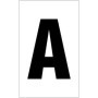 Warehouse Bay White Letter Marker Self Adhesive F8 sign for pallet racking identification