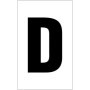  white letter D