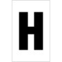  white letter H