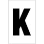  white letter K