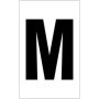  white letter M