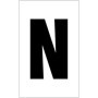  white letter N