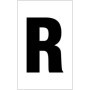  white letter R