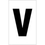  white letter V