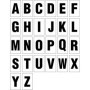 Warehouse Bay White Letter Markers - Self Adhesive F8 Sign | Safety Signs UK