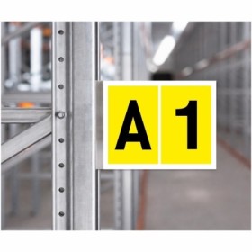 Warehouse Printed Bay Marker Sign for pallet racking and storage aisle identification