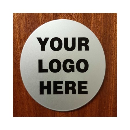 Custom door sign with personalised logo display