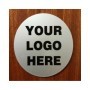 Custom door sign with personalised logo display