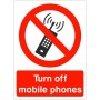 Turn Off Mobile Phone prohibition safety sign
